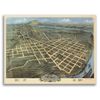 Chattanooga Tennessee 1871 Historic Panoramic Town Map - 20x28