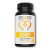 K2 + D3  60 Veg Caps By Zhou Nutrition