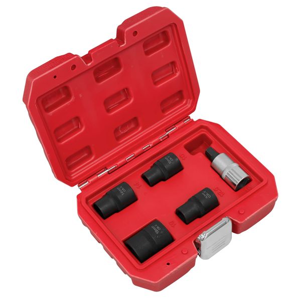 Sealey Vs0464 Brake Calliper Socket Set 5Pc 1/2Sq Drive