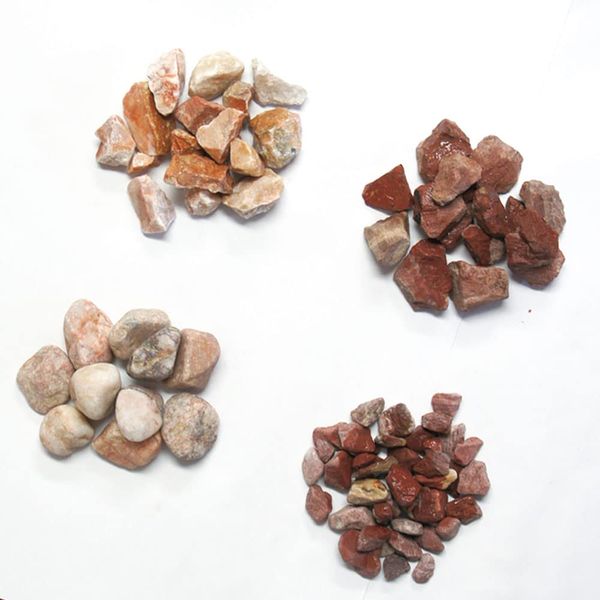 NITTO SEKKO Gravel Sample Set, Pink, Red, Crushed Stone (Red/Pink Sample Set)