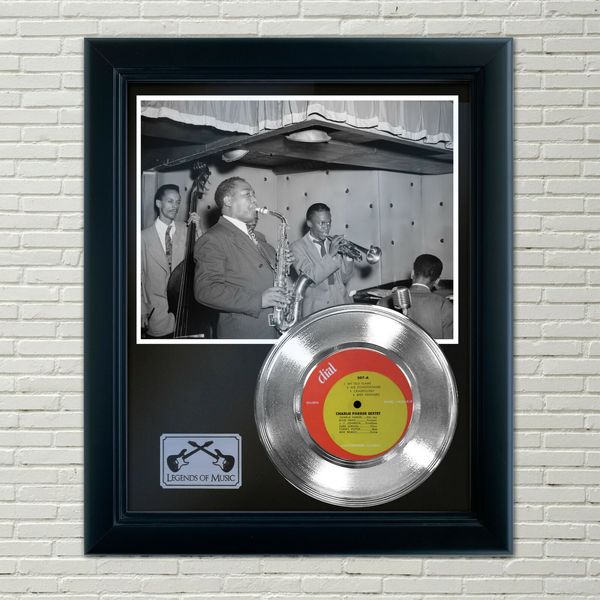 Charlie Parker "Sextet" Framed 45 Silver Record Display 