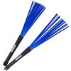 keepdrum SV603BL Nylon Broom Brushes Drum Sticks Blue