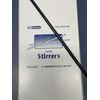 Netchoice 8” Coffee Stirrers 500 Count Black Plastic