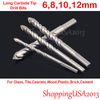 4 Pcs Drill Bit Set 6,8,10,12mm Carbide Tip For Brick Tile glass, tile, ceramic