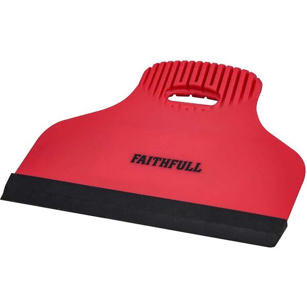 Faithfull FAITLSQUEEGE Rubber Edge Squeegee - Blue