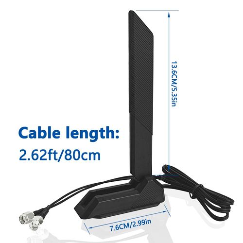 ZAHARA 2T2R WiFi Antenna Replacement for ASUS TUF Gaming B460-PRO H570 X570 H370 PRO WiFi