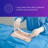 3M Tegaderm Absorbent Clear Dressing, 2-3/8" x 3" Oval