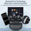 Clip on Earbuds, Open Ear Earbuds Wireless Bluetooth 5.4 with Mic, Open Ear  42H
