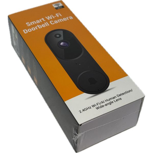 GUGGRE M50 BLACK 1080P SMART WIFI VIDEO DOORBELL CAMERA 2BFEP-DBM50 3.7V NEW