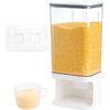 White Food Storage Container Wall Mounted Laundry Detergent Dispenser 5L