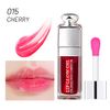 Moisturizing Lip Oil,No-Sticky Lip Gloss Lip Balm Lip Care,Fruit Flavoured Lip Oil For Dry Lip's Moisturizing Hydrating And Nourishing (015#CHERRY) 0.2 OZ