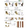 Polar Bear BR-665 Corner Bracket Stopper 1.4 inches (35 mm) Amber (Handrail Installation Part)