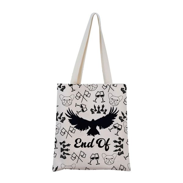 Raven-Hood Series Book Tote Bag Book Lover Gift Dark Romance Gift End Of Gift, Fine della borsa