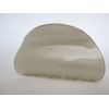 Glossy lite gray hair claw clip