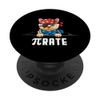 Pirate Pi Cat Pi Math Day Mathematics Happy Pi Day PopSockets Swappable PopGrip