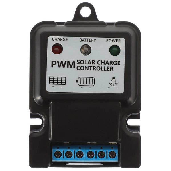 6V 12V 10A Auto Solar Panel Charge Controller Battery Charger Regulator Black