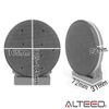 Battery Operated LED Warning Light Flash Flow Pattern Switching 50 Hours Long Life White ALTEED/Altide