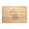 Crazy Turtle Boy Rectangular Wooden Chopping Board
