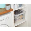 Wham Clear Plastic Storage Box - 35 Litres, White, (10890)