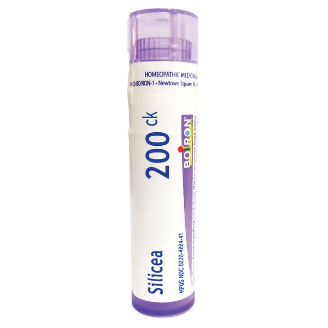 Boiron Silicea 200Ck Homeopathic Medicine for Fatigue - 80 Pellets