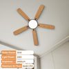 Ceiling Fans with Lights,52 Inch,Quiet,Reversible Motor,Dimmable, Adjustable Col