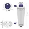 Dee.Romg Coffee Machine Water Filter for Delonghi DLSC002, ECAM, ETAM, BCO, EC