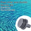 Lyreh 11070/11072 Pool Strainer Replacement Compatible with Intex 25022E, Pool Jet Connector Replacement(Grey)
