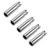 QLXHBOT 1/4 Inch Drive 10mm 6-Point Deep Socket, Metric, Cr-V 5 Pcs