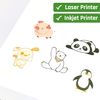 15 Sheets, Printable Vinyl Sticker Paper Waterproof A4, White