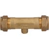 15mm Brass Double Check Valve One-Way Non-Return Compression Fittings WRAS