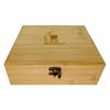 Headchef HCB4 Deluxe Bamboo Wooden Rolling Storage Box, Brown