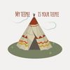 CafePress Teepee Home Unique and Funny Shot Glass