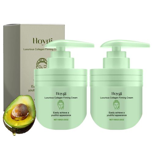 Collagen Firming Cream 2 Pack,Luxurious Collagen Firming Cream,Collagen Firming Body Cream Anti-Aging,Skin Tightening Treatment for Face& Body,Collagen Body Cream Deeply Nourishing,All Skin Types