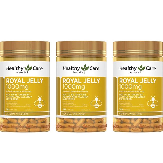 Healthy Care Royal Jelly Capsules, 2ea, 365 Tablets