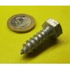 Galvanized Hex Head Lag Screw 5/16" Threads x 1.00" Length, 100 pcs