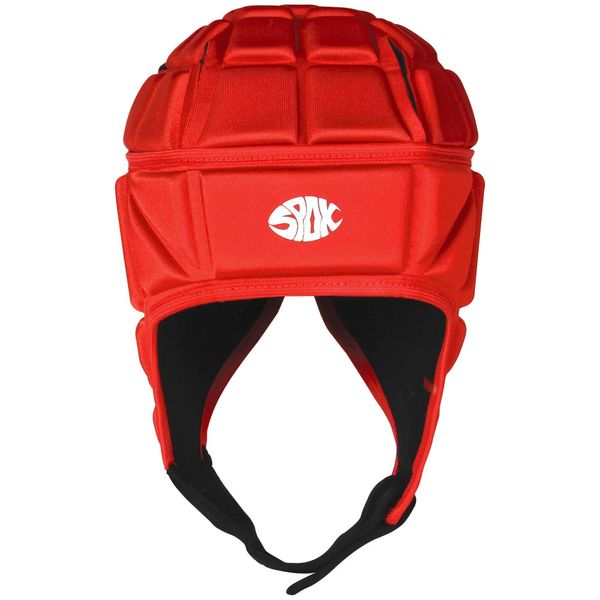 SPOX EB-8005 RD XL Head Guard, Men's WORLD RUGBY Certified,