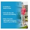 Adjustable Quad Cane Supports up to 250 Pounds Adjustable Height Black