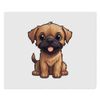 2 x 'Border Terrier' Microfibre Lens/Glasses Cleaning Cloths (LC00023630)