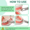 Anterior Bracket Removing Plier Braces Removal Tool kit Bracket Remover for Stainless Steel Brace Removal Tooth Bracket Gripper Plier Pulling Kit Tool