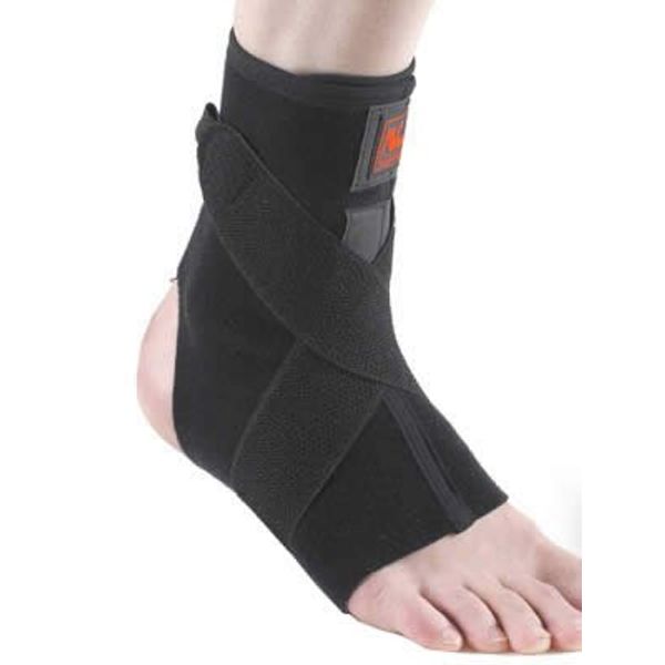 Ankle Rescue Cross Support Ankle Support Black Size LL