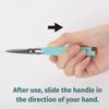 Sunstar Stationery Scissors Portable Stickyle AKERUNO Black S3719073