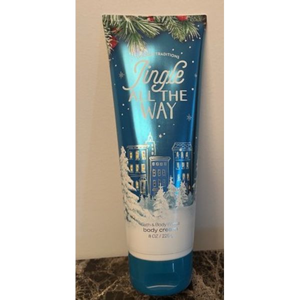 DISCONTINUED SCENT BATHING & BDY  WORKS  JINGLE  ALL  THE. WAY  BODY  CREAM  8OZ