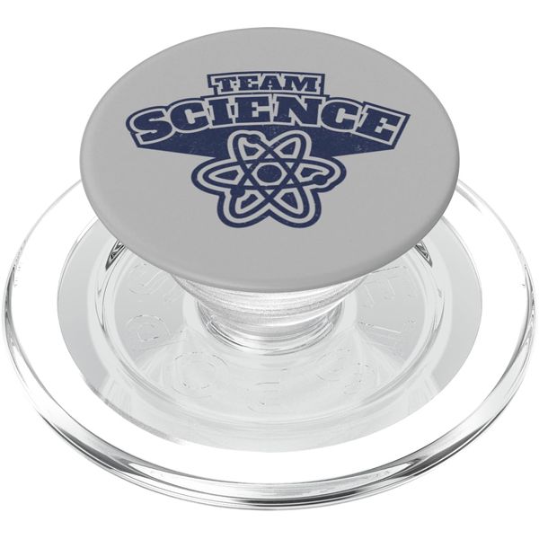 Team Science Funny Atom Logo Scientist Experiment Laboratory PopSockets PopGrip for MagSafe