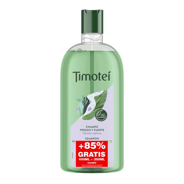 Timotei Champu Hierba 400+350 ml