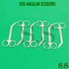 6 NEW STAINLESS STEEL IRIS ANGULAR SCISSORS 4.5" DENTAL SURGICAL INSTRUMENT