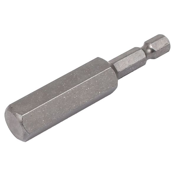 Sourcingmap 65mm Long 1/4" Hex Shank 12mm Hexagonal Tip Magnetic Hexagon Screwdriver Bit