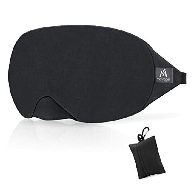 Mavogel Cotton Sleep Eye Mask - Updated Design Light Blocking Sleep Mask Soft...