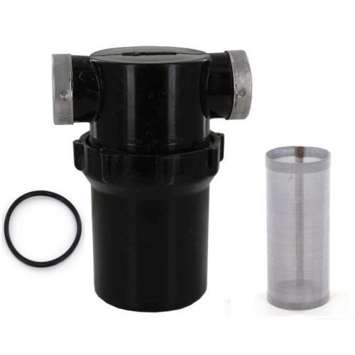 Hypro 3350-0058A Polypropylene Line Strainer with 1700-0092 O-Ring and 3800-0042 Screen 80 on 20 Mesh (Bundle, 3 Items)