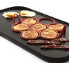 Norpro 957R Silicone Silver Dollar Pancake/Egg Ring, 7 Count,Red