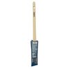 1" Angle Brush, Premium Series, Thin Wood Handle